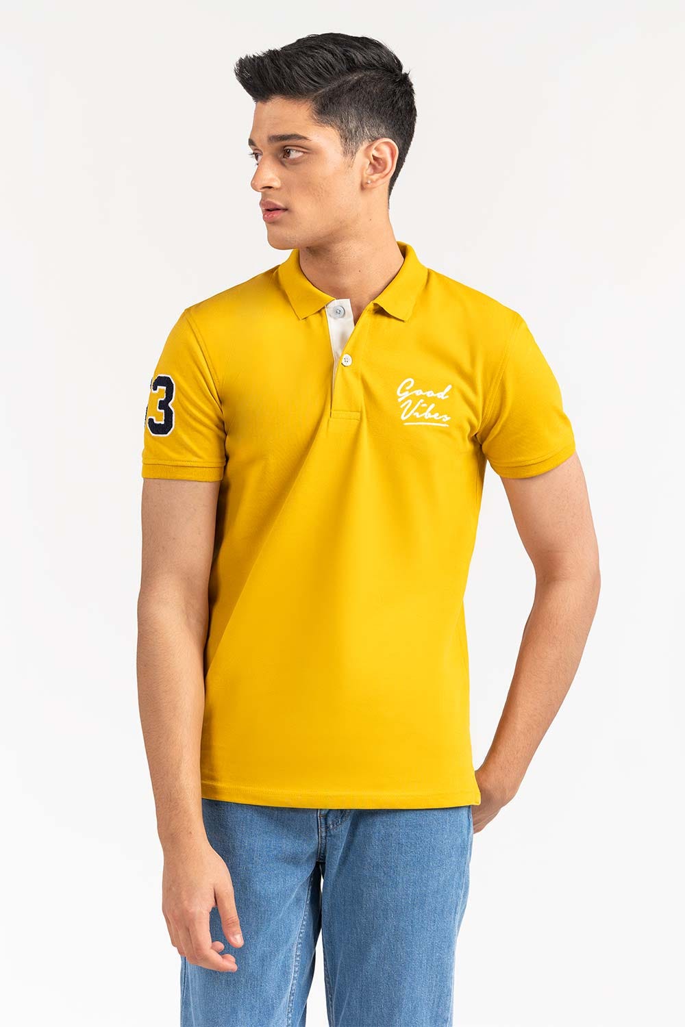 Mustard Sport Polo PKP-SP-116
