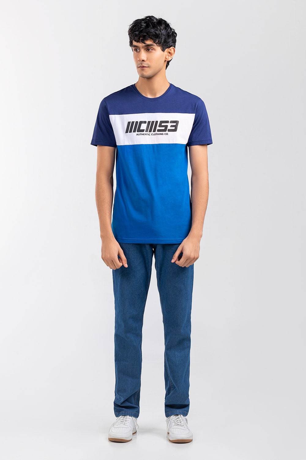 Navy-Blue Fashion T-Shirt JGP-URB-D224