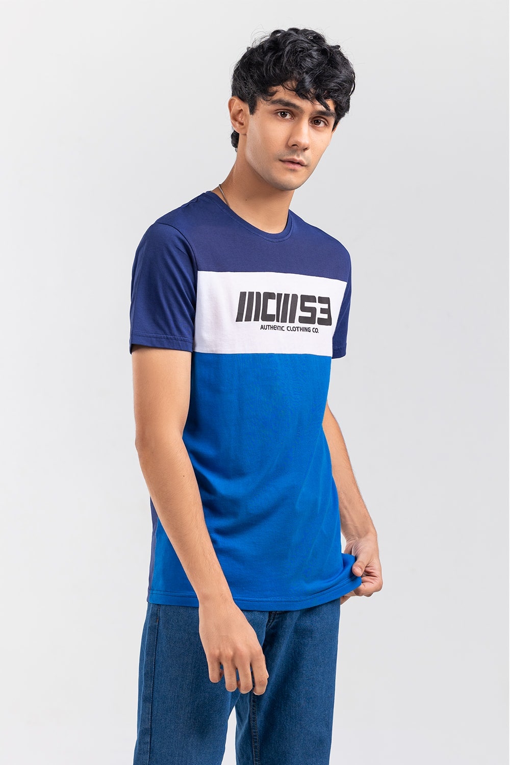 Navy-Blue Fashion T-Shirt JGP-URB-D224