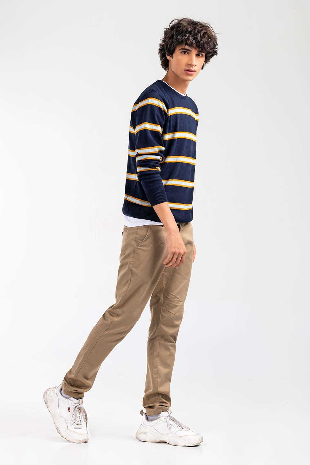 Navy-Rust Fashion Sweater FS-SWT-FD-371-01