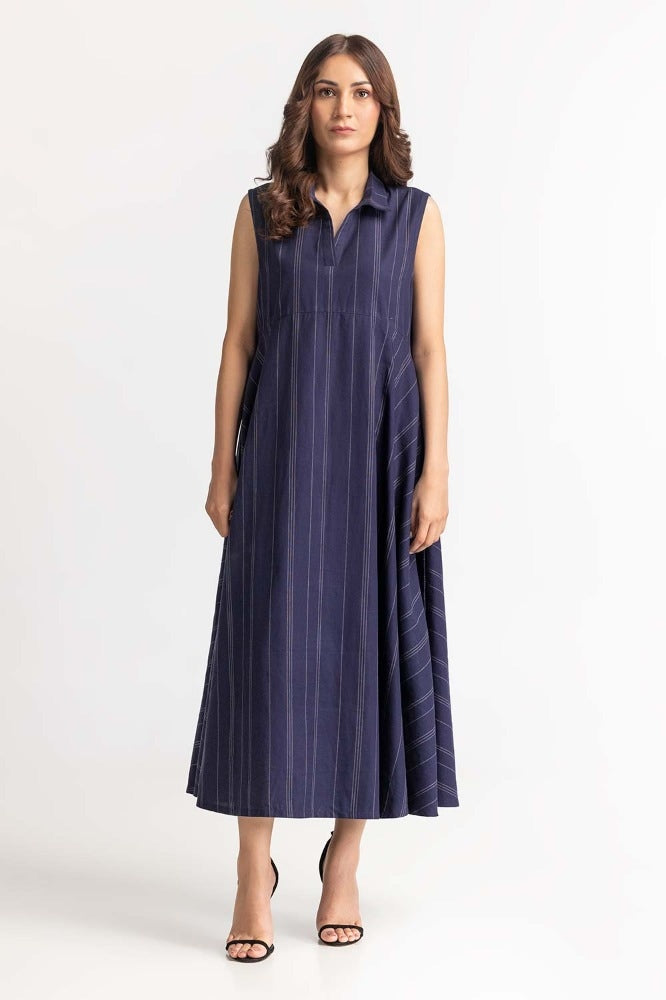 Navy Basic Dress WM-DRS-SS24-015
