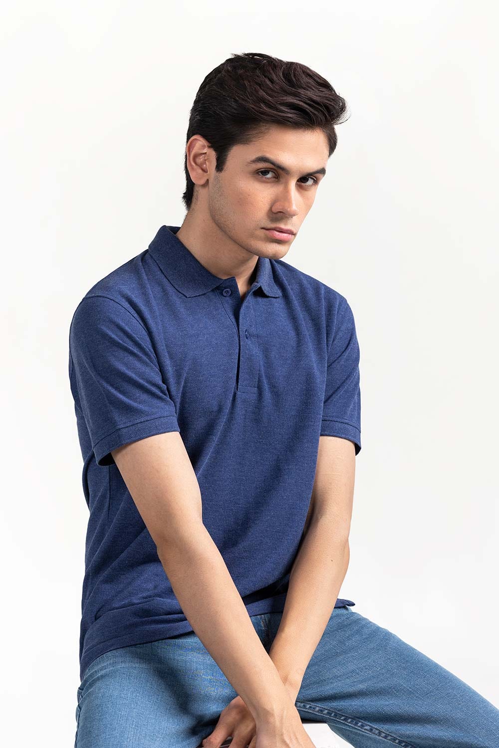 Navy Basic Polo PKP-SB-107