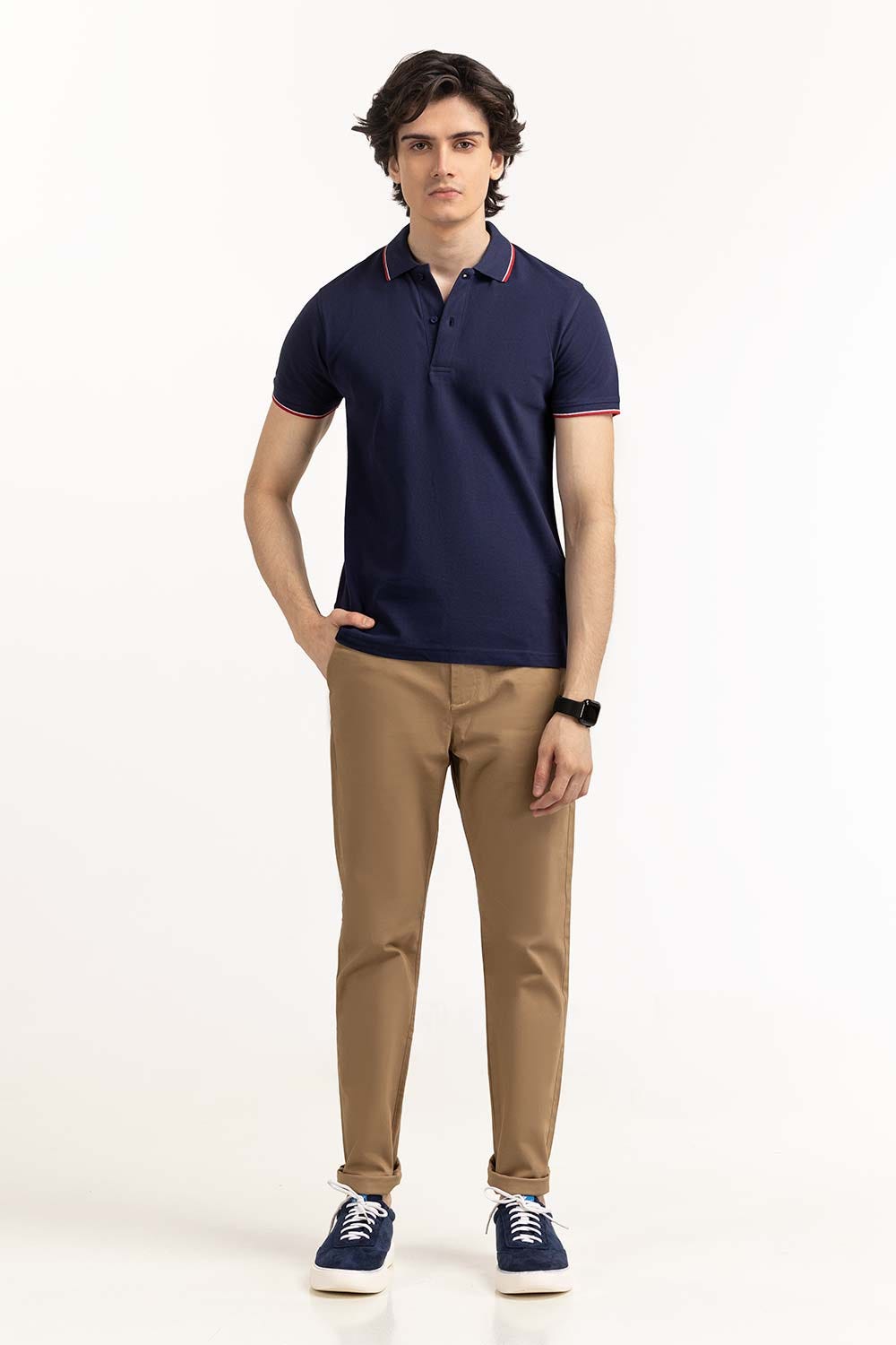Navy Basic Polo PS-FPK23-011