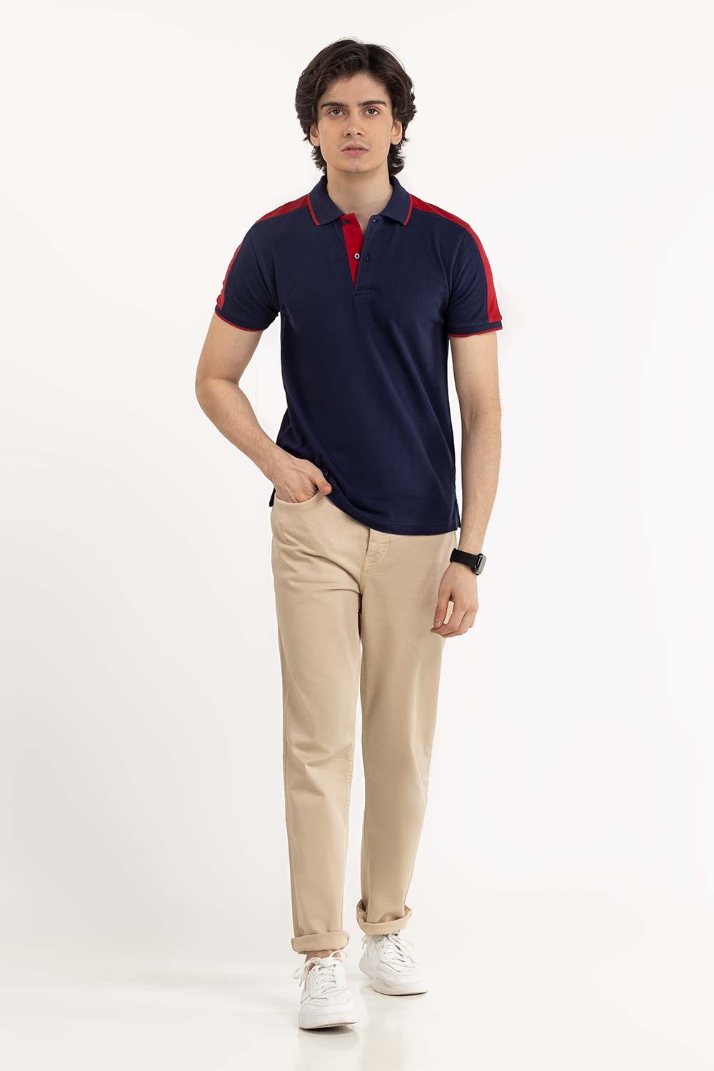Navy Basic Polo PS-FPK23-022