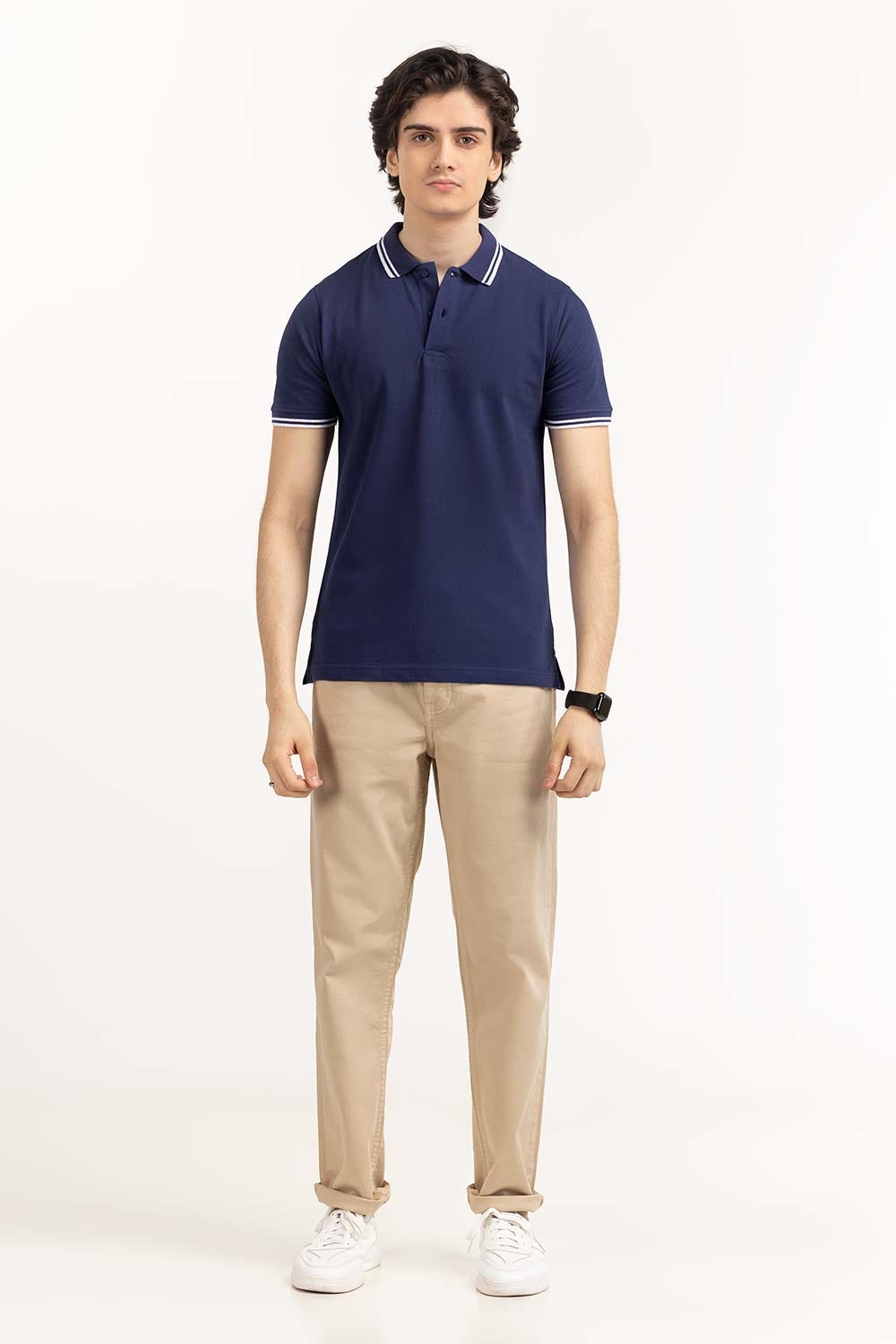 Navy Basic Polo PS-FPK23-076
