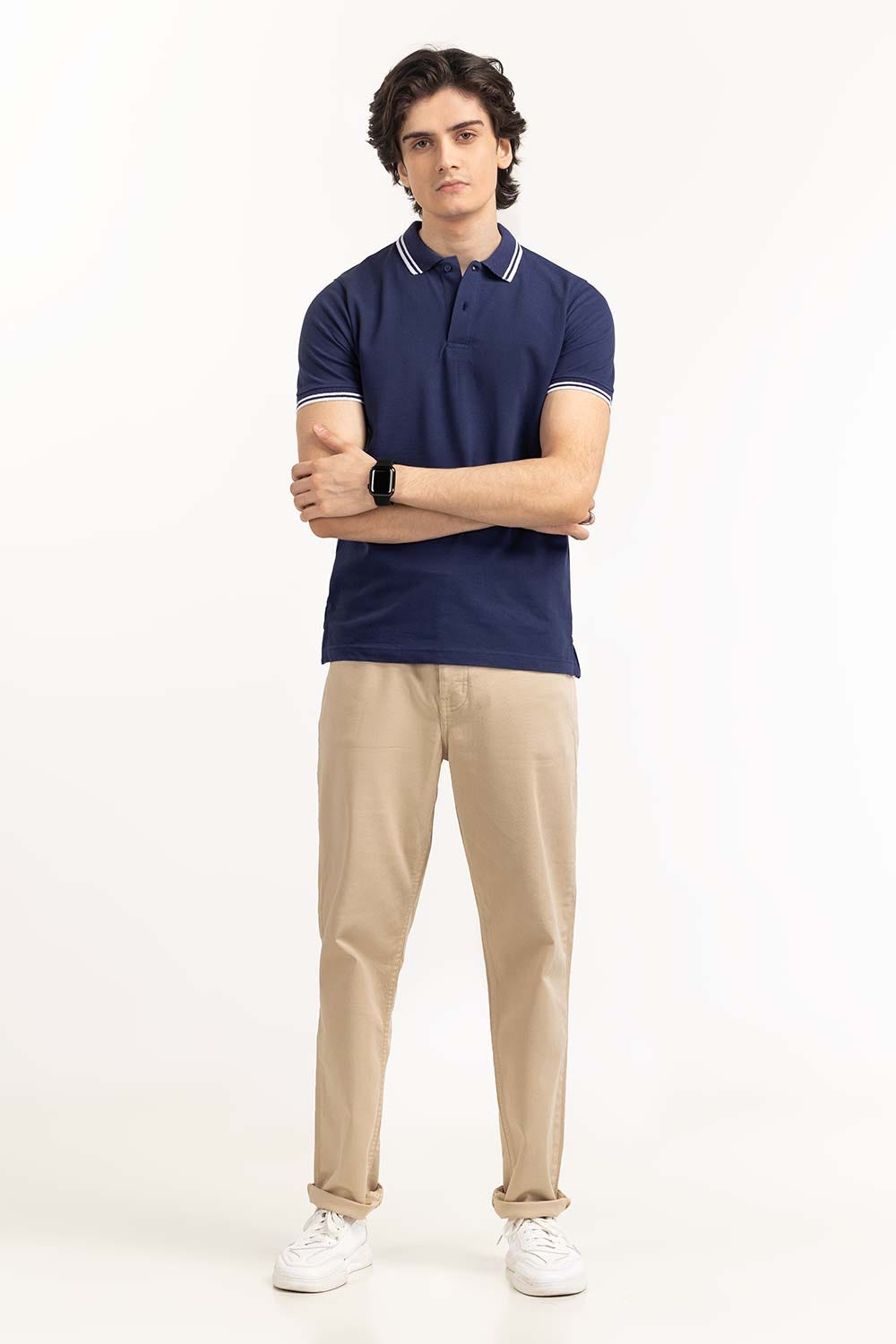 Navy Basic Polo PS-FPK23-076