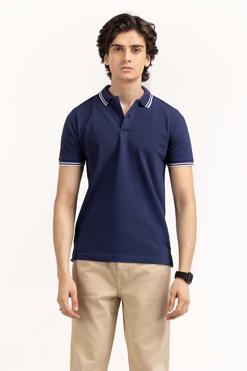 Navy Basic Polo PS-FPK23-076