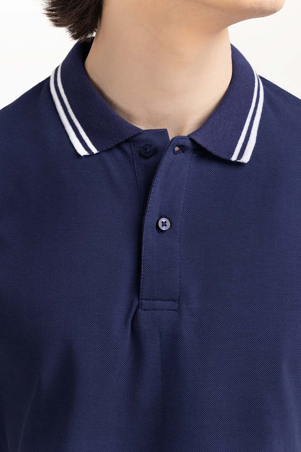 Navy Basic Polo PS-FPK23-076