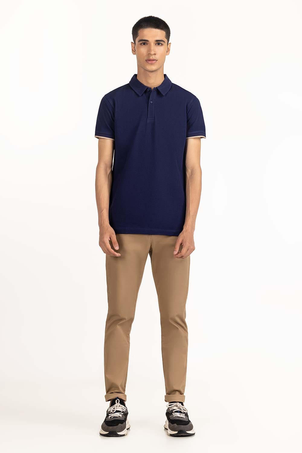 Navy Basic Polo PS-FPK23-255