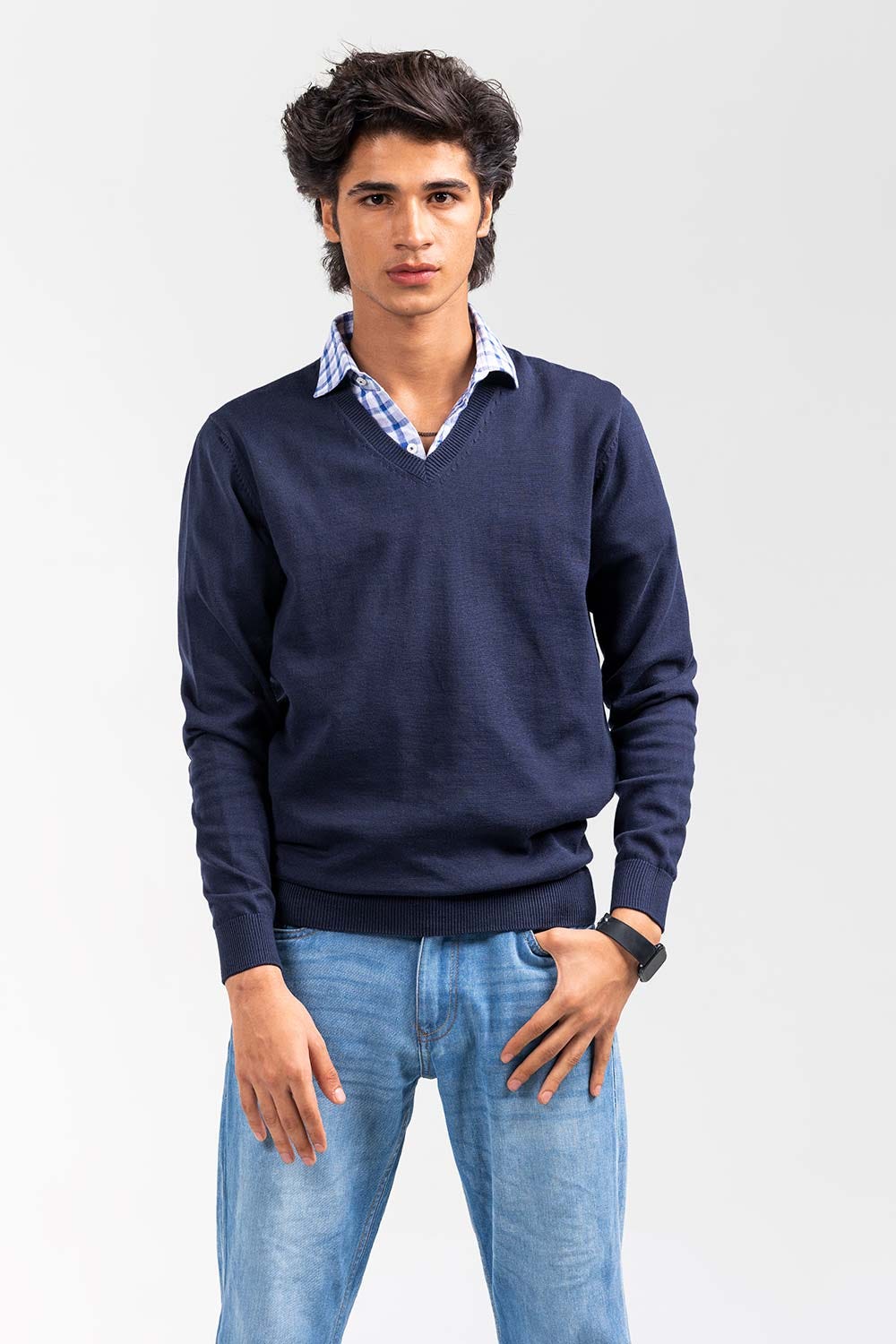 Navy Basic Sweater FS-SWT-D36-03