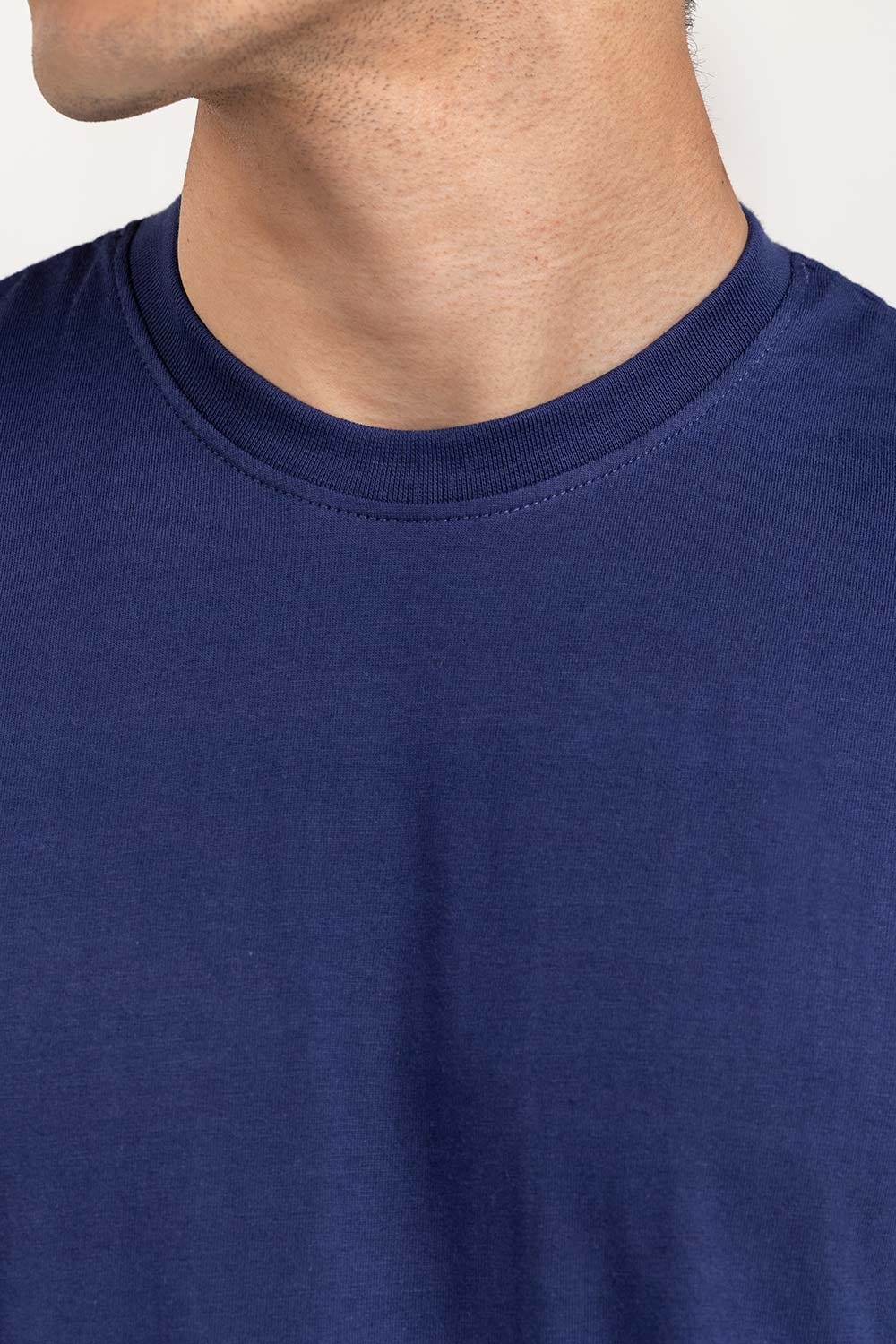 Navy Basic Tee LW-TS22-007