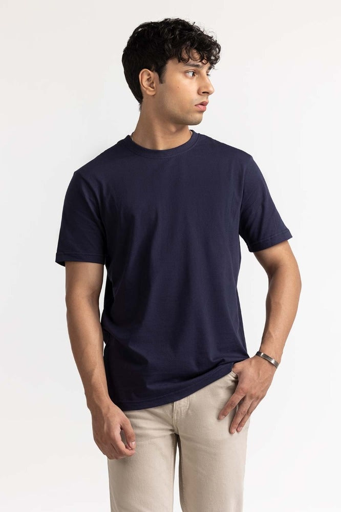 Navy Basic Tee MN-TS-BS-WS23-513
