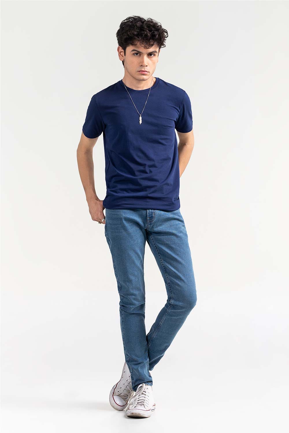 Navy Basic Tees JCN-SIG-D051