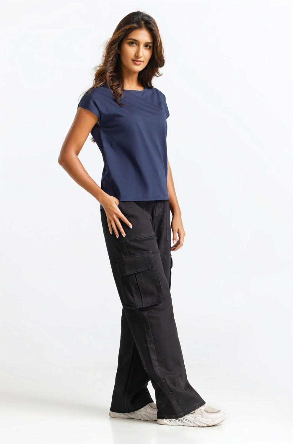 Navy Blue Basic Top WM-KTP-SS24-006