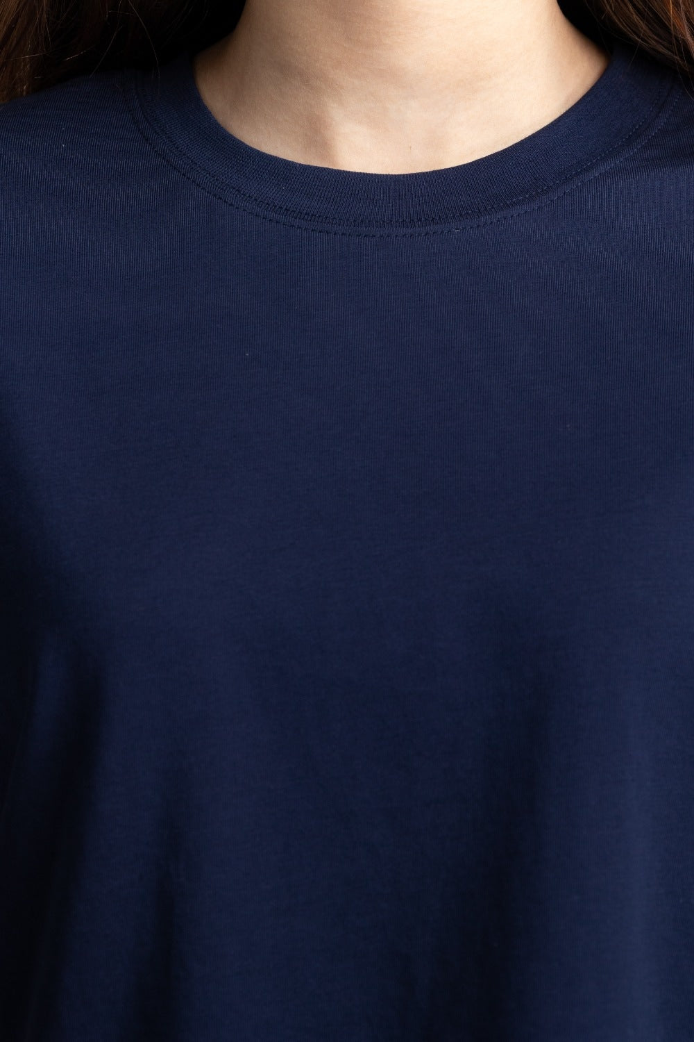 Navy Blue Basic Top WM-KTP-SS24-018