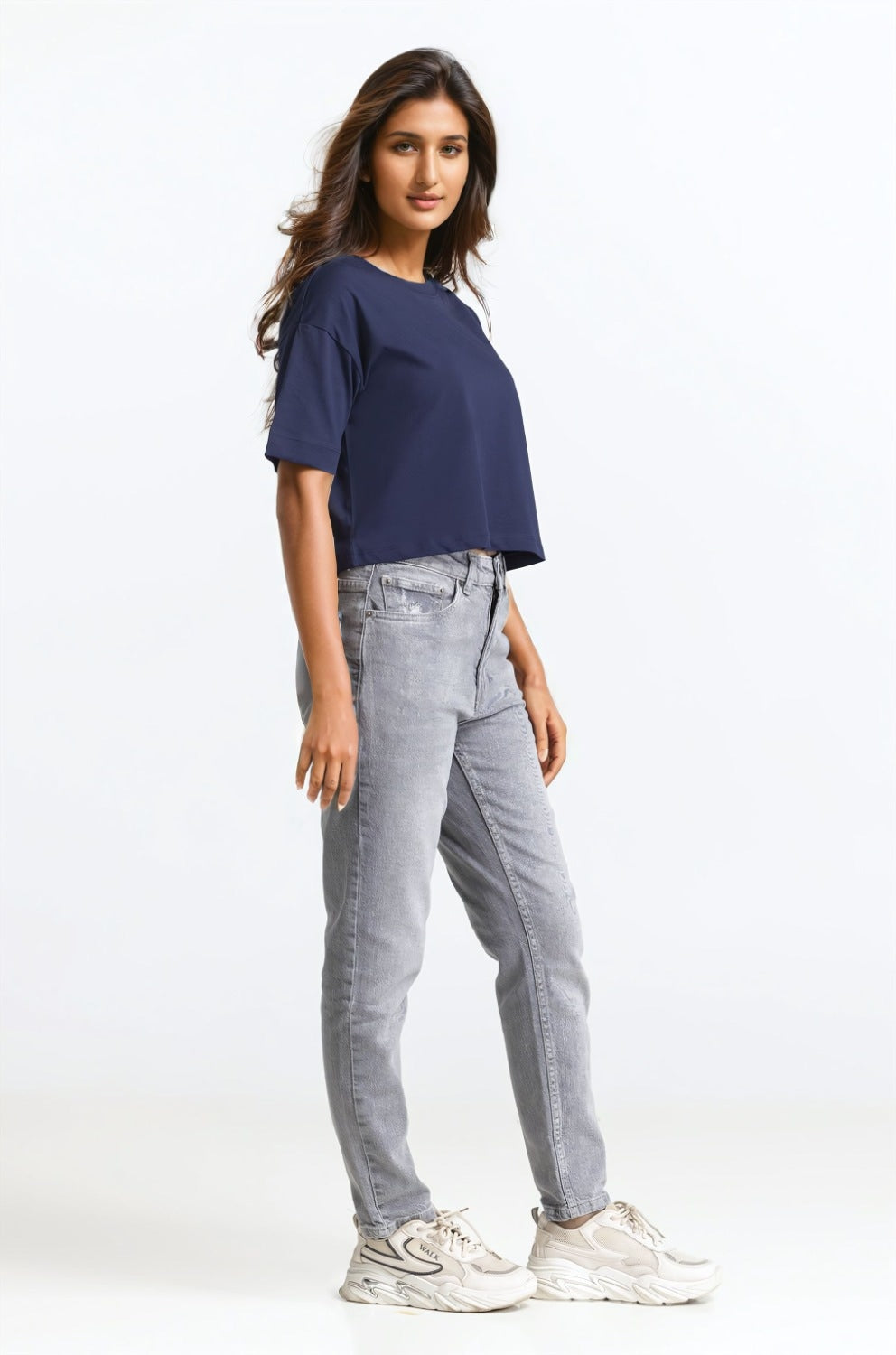 Navy Blue Basic Top WM-KTP-SS24-018