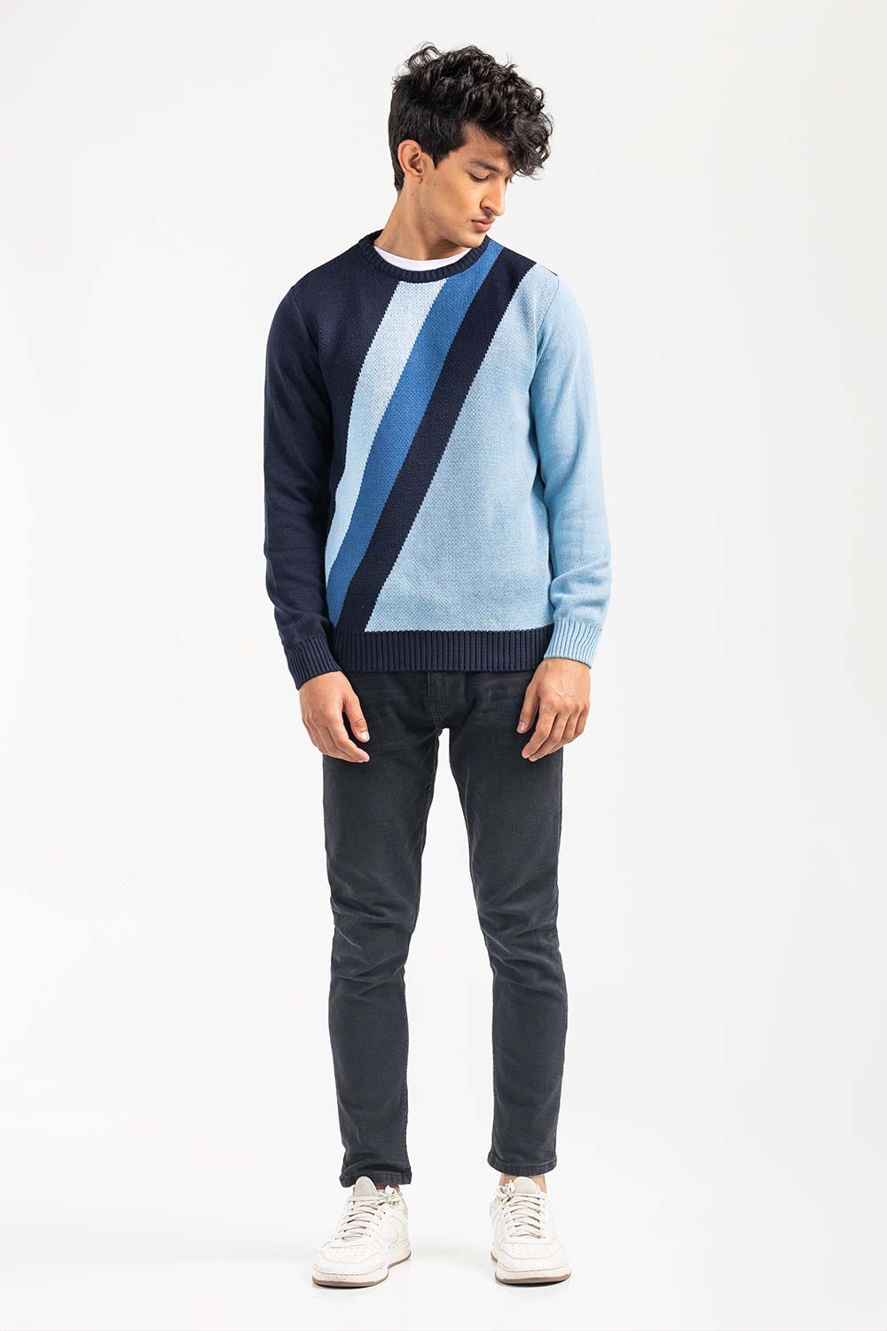 Navy Blue Fashion Sweater FS-SWT-FD-348-01