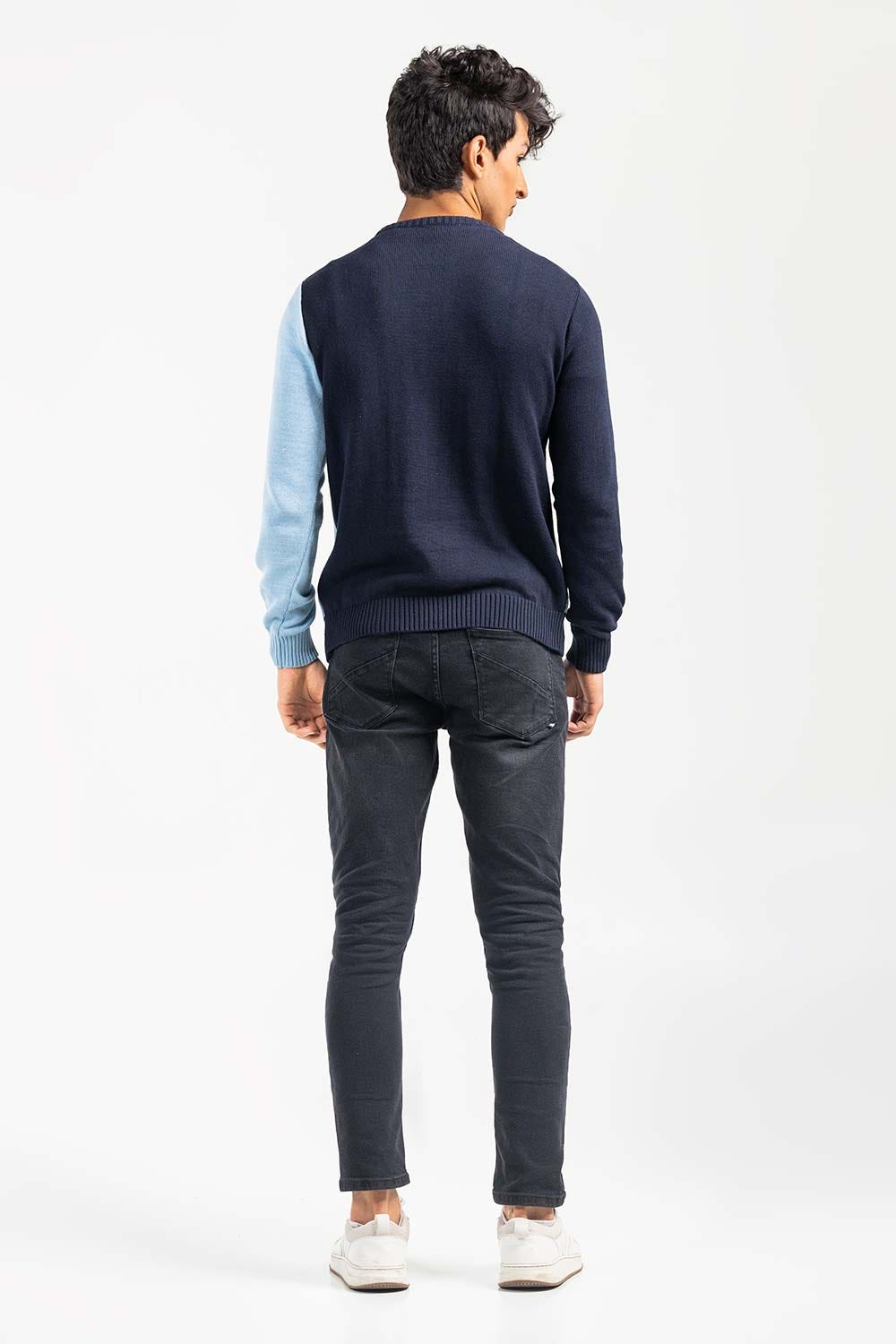 Navy Blue Fashion Sweater FS-SWT-FD-348-01