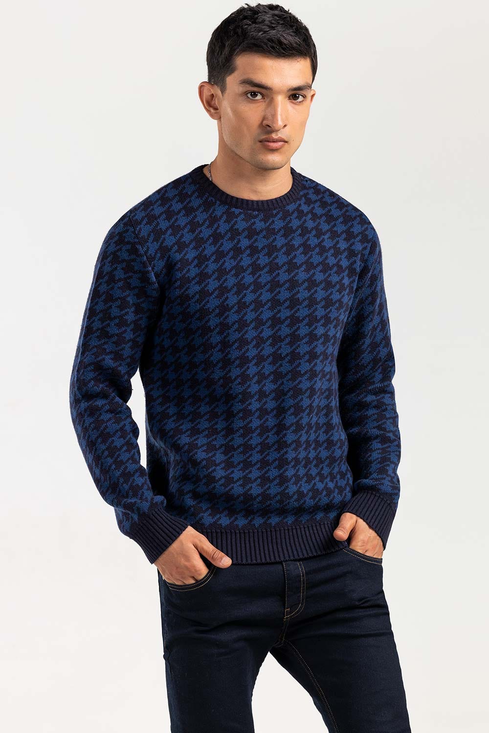 Navy Blue Fashion Sweater FS-SWT-FD-375-01