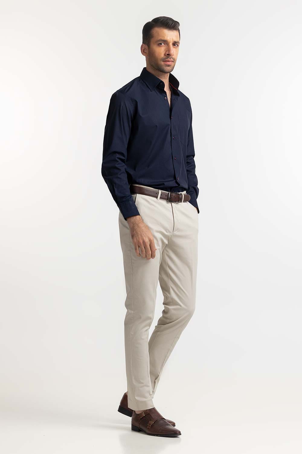 Navy Blue Formal Shirt MN-FS-PD24-002