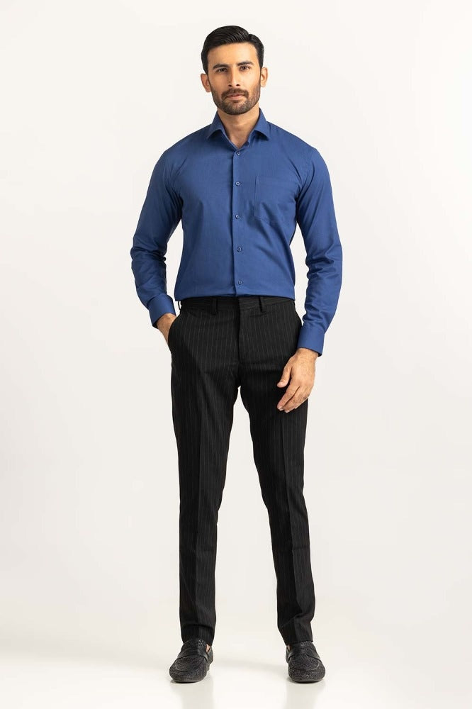 Navy Blue Formal Shirt MN-FS-PD24-008