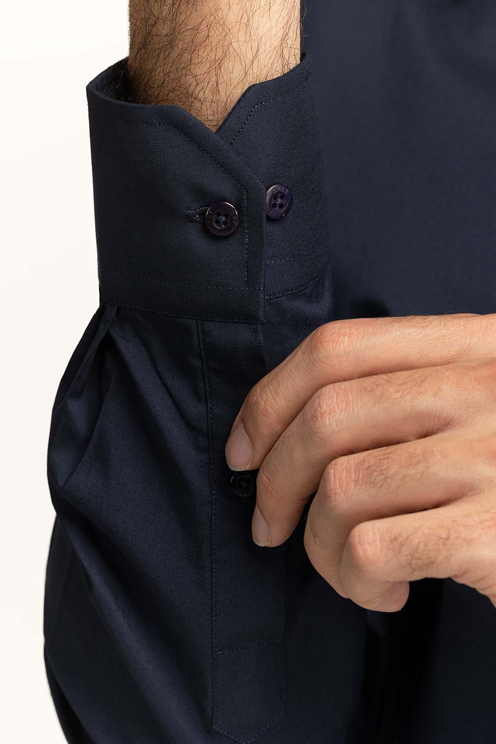 Navy Blue Formal Shirt MN-FS-PD24-037