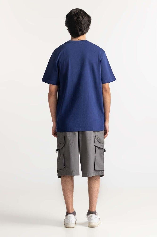 Navy Blue Graphic Tee MN-TS-GP-S24-910