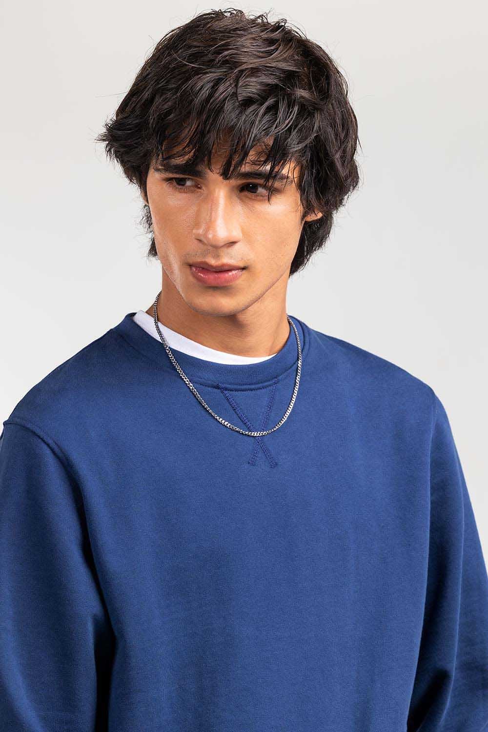 Navy Fashion Sweatshirt JKT-MSS-D27-02