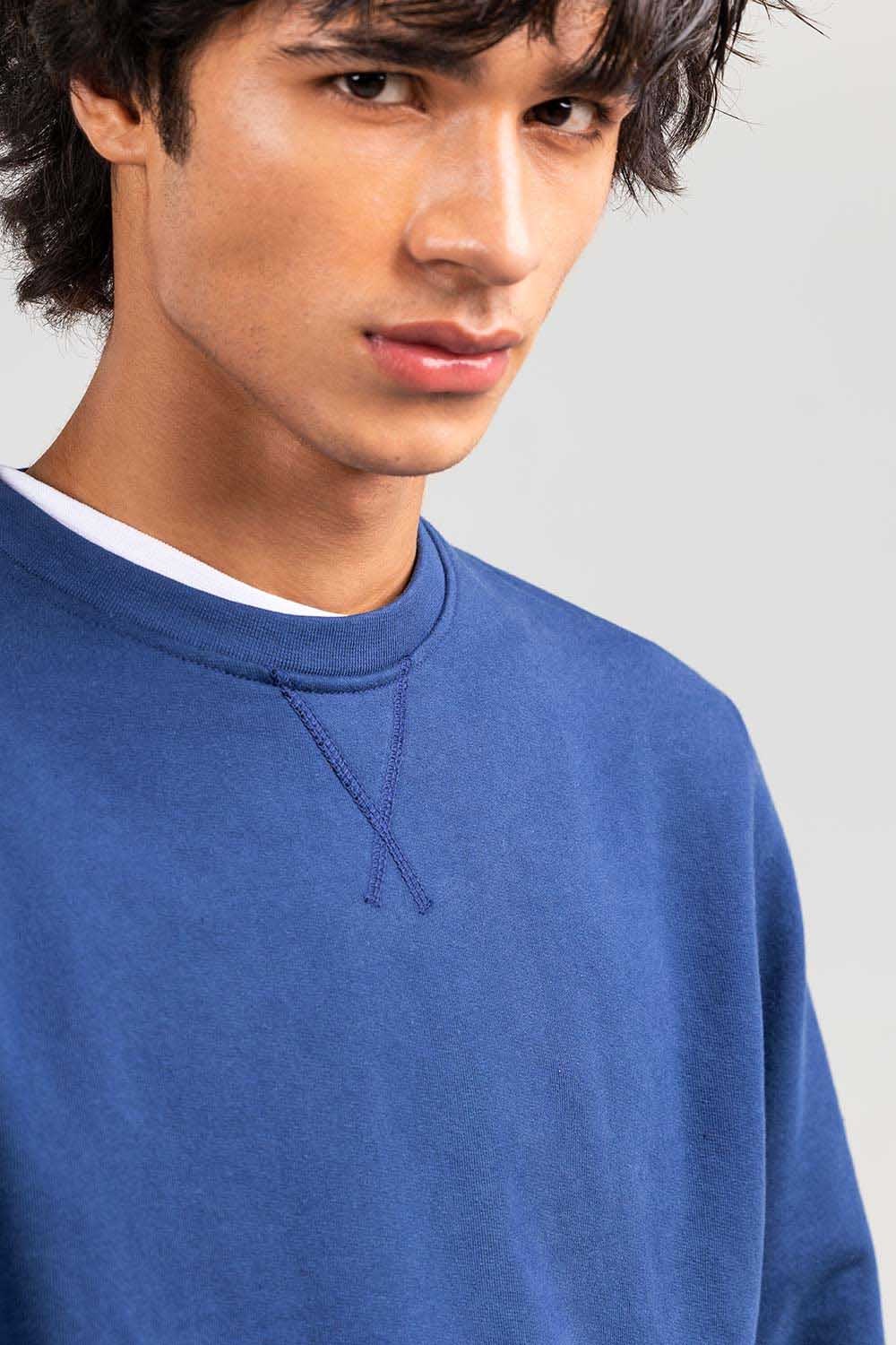 Navy Fashion Sweatshirt JKT-MSS-D27-02