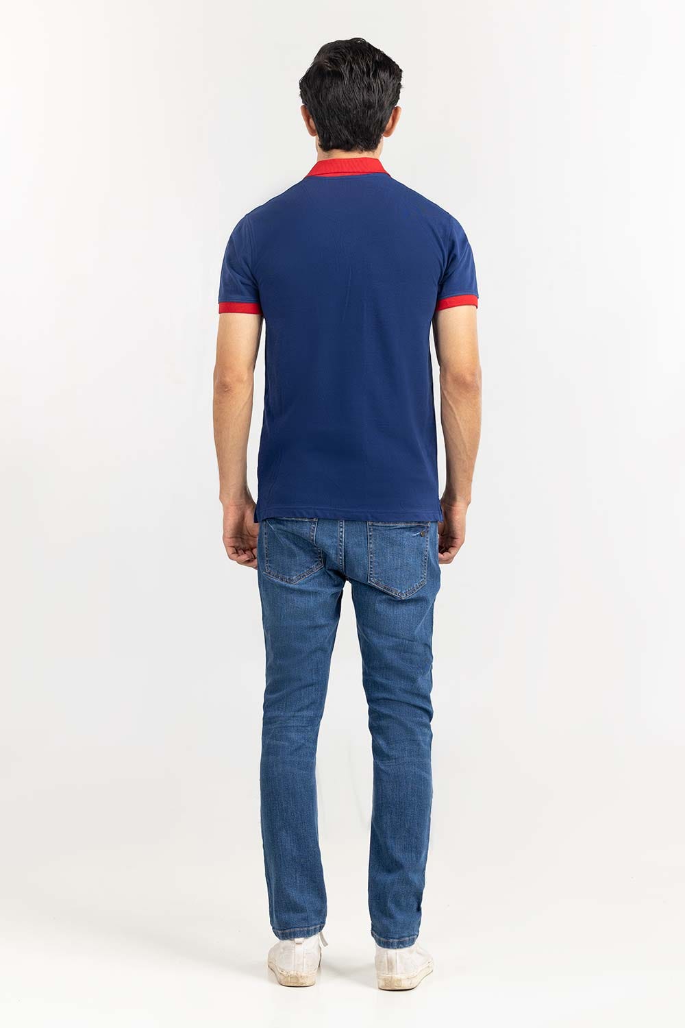 Navy Fashion Polo PS-FPK22-027