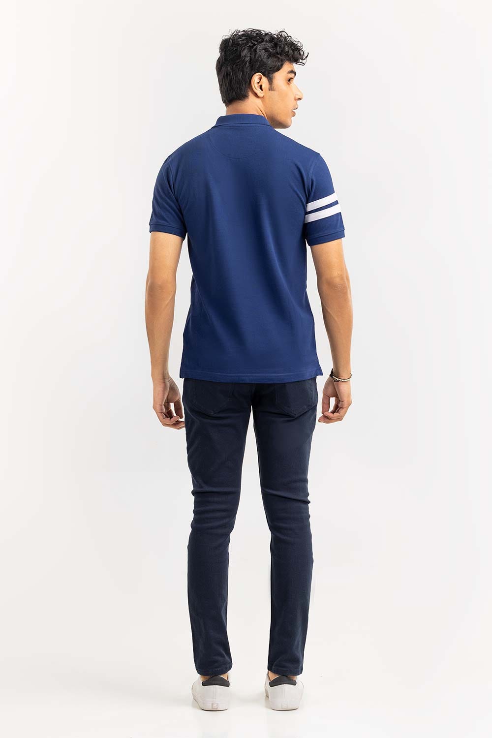 Navy Fashion Polo PS-FPK22-028