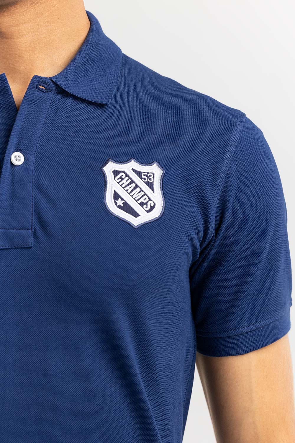 Navy Fashion Polo PS-FPK22-028