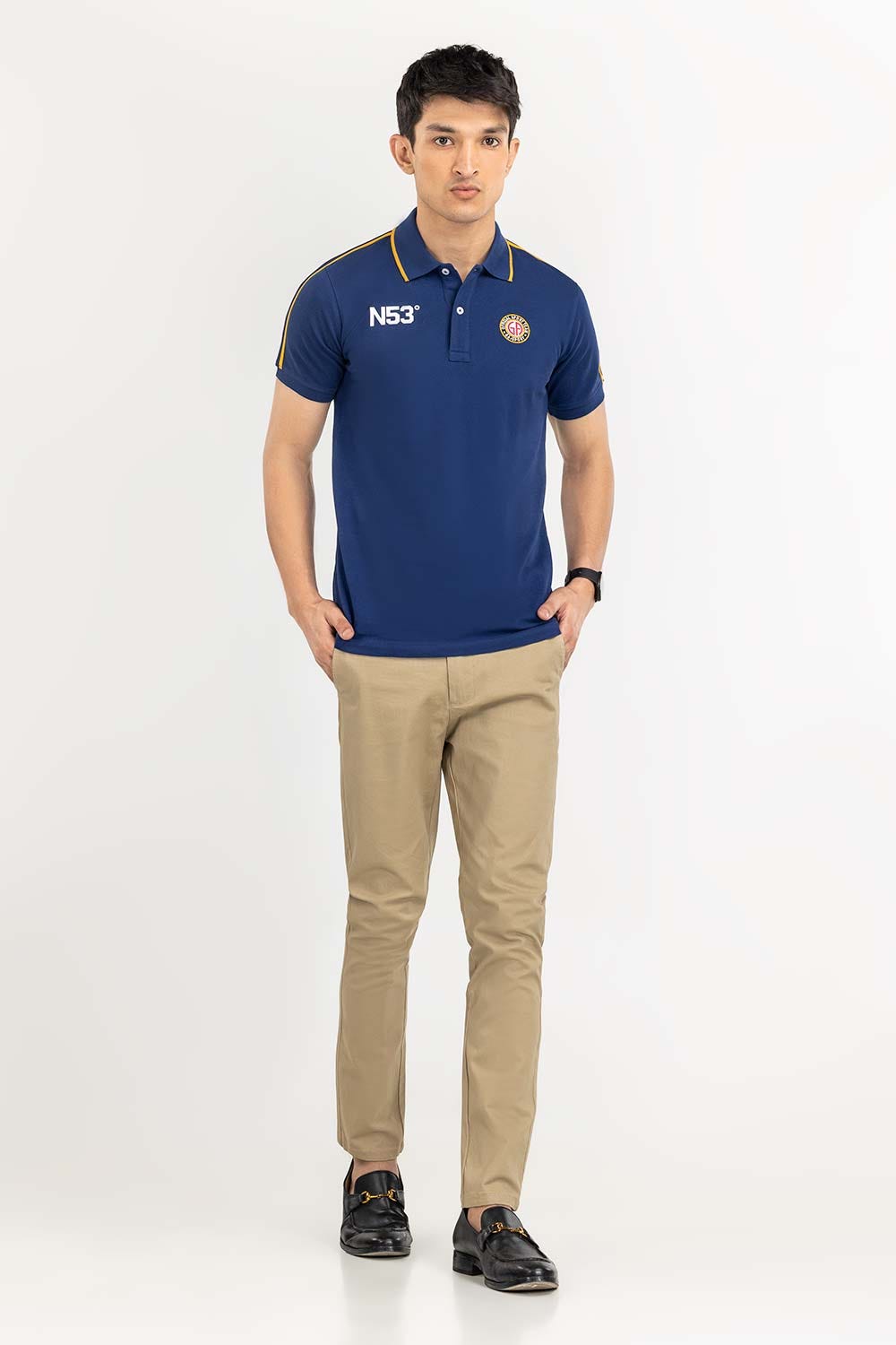 Navy Fashion Polo PS-FPK22-031