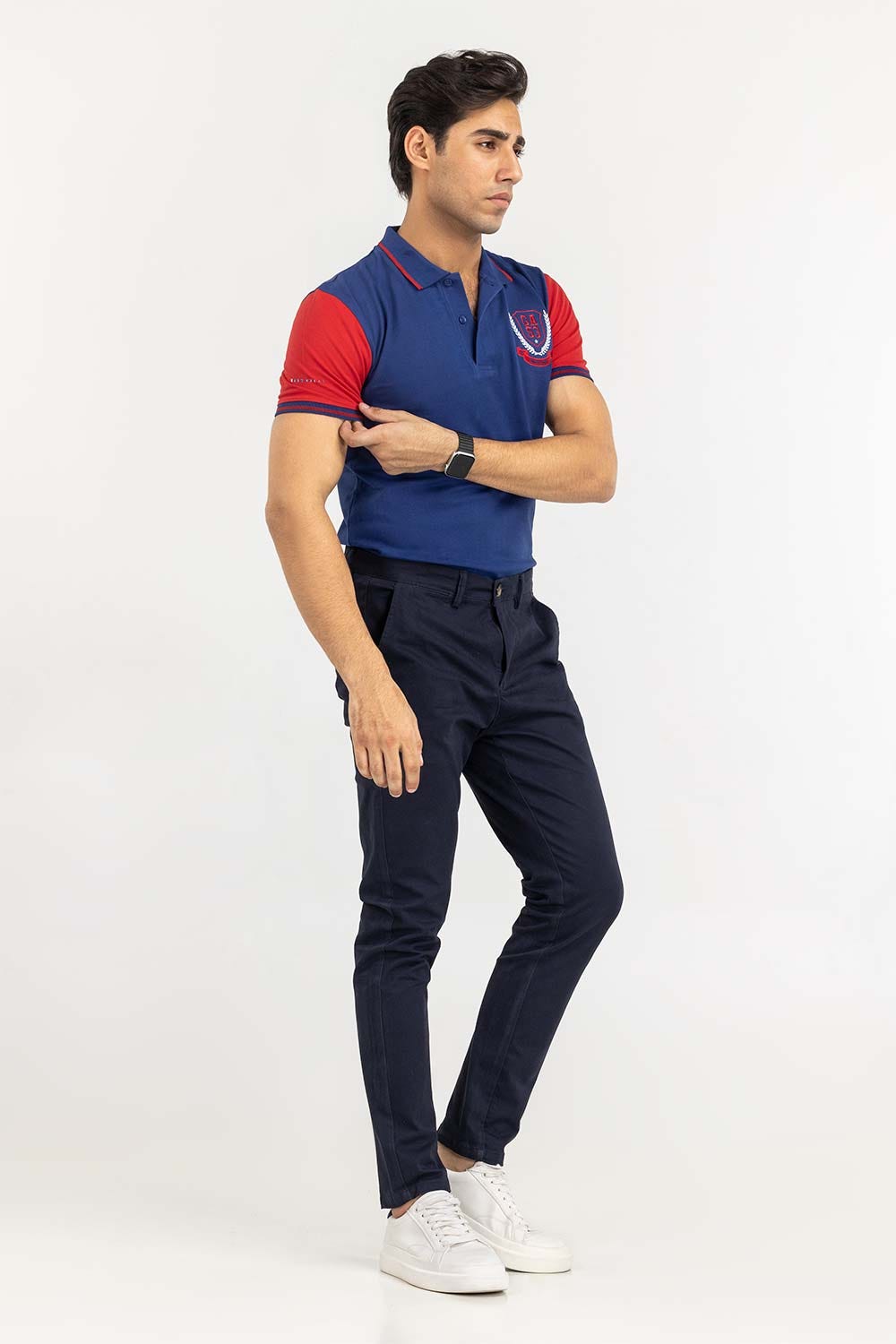 Navy Fashion Polo PS-FPK22-045