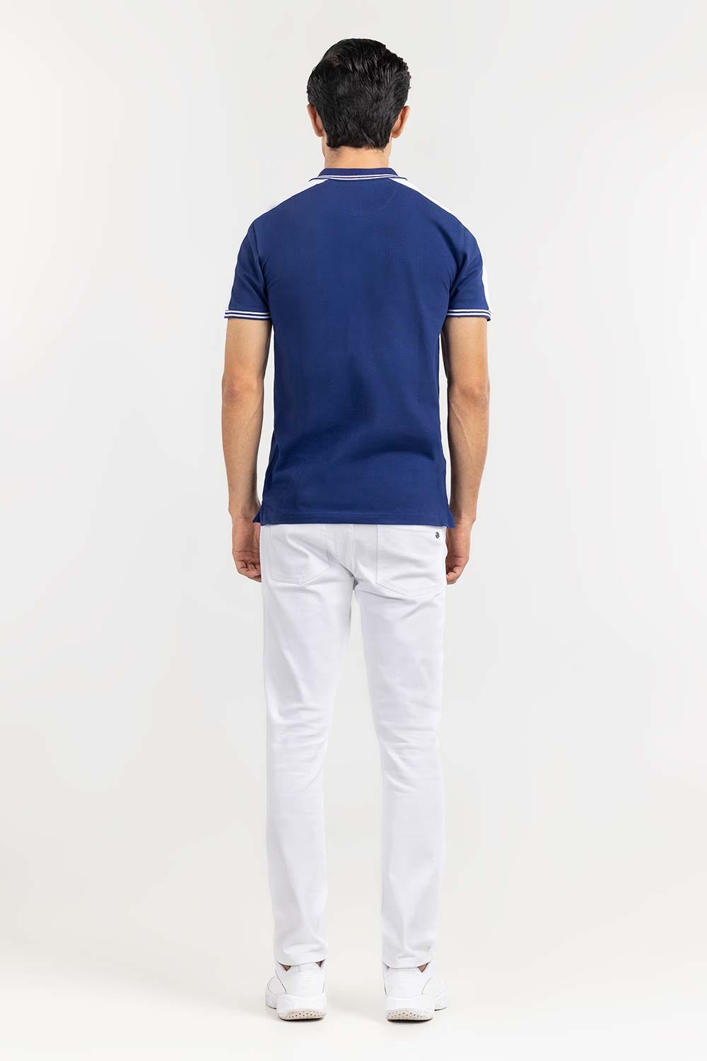 Navy Fashion Polo PS-FPK22-049