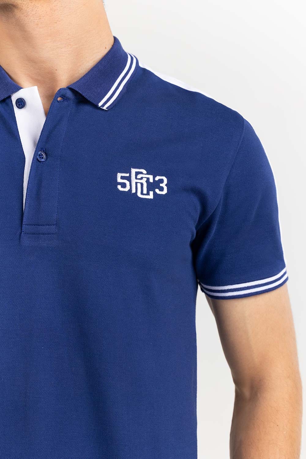 Navy Fashion Polo PS-FPK22-049