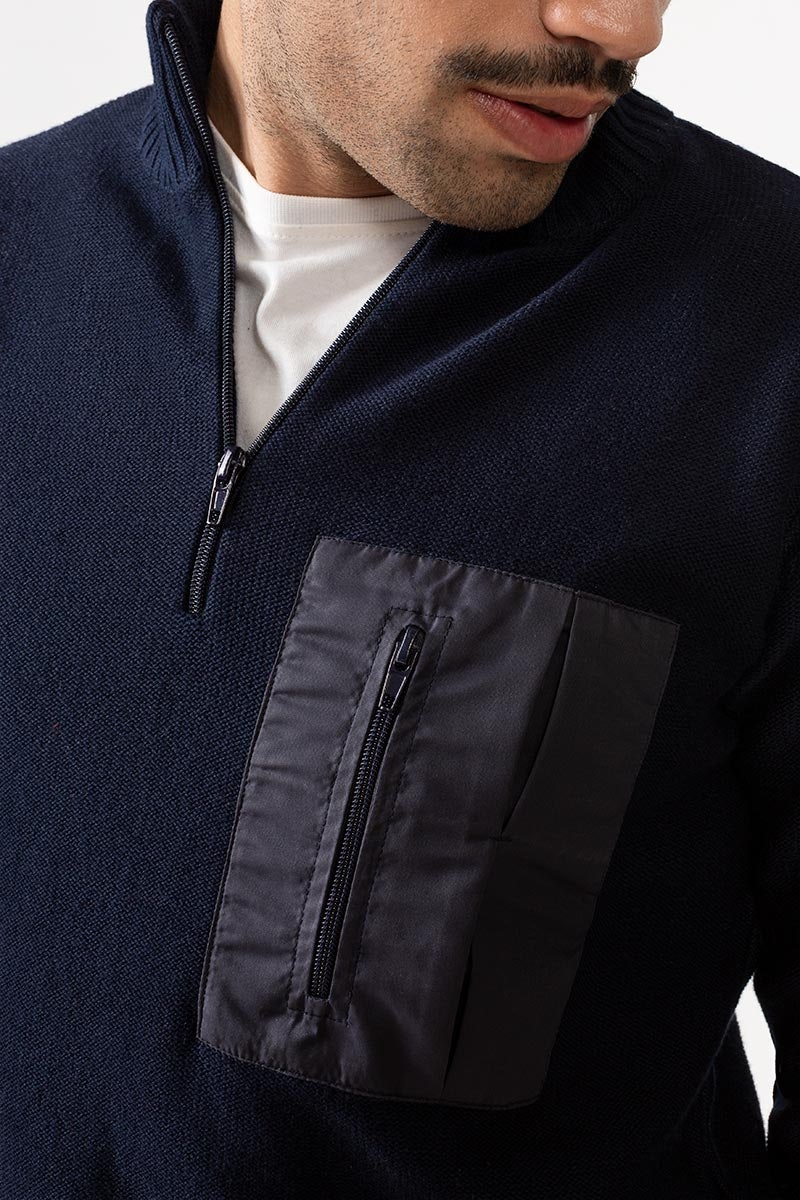 Navy Fashion Sweater - FS-SWT-FD-170-01