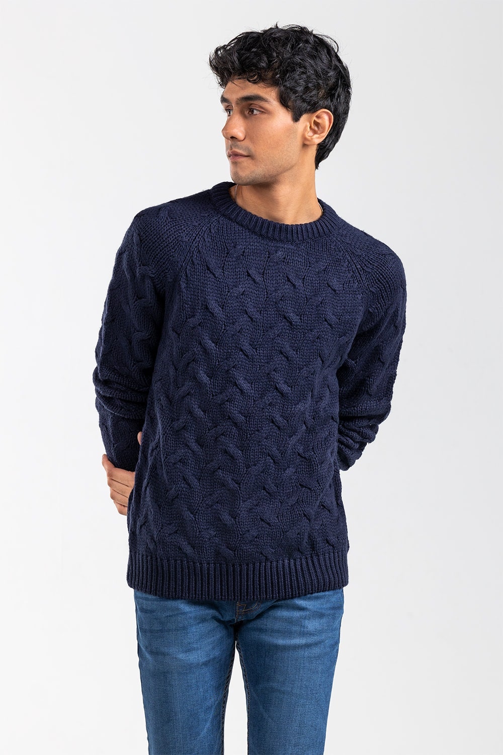 Navy Fashion Sweater FS-SWT-ACR-FD-421-01
