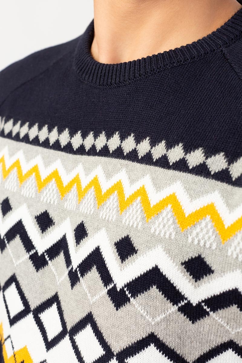 Navy Fashion Sweater FS-SWT-FD-277-01