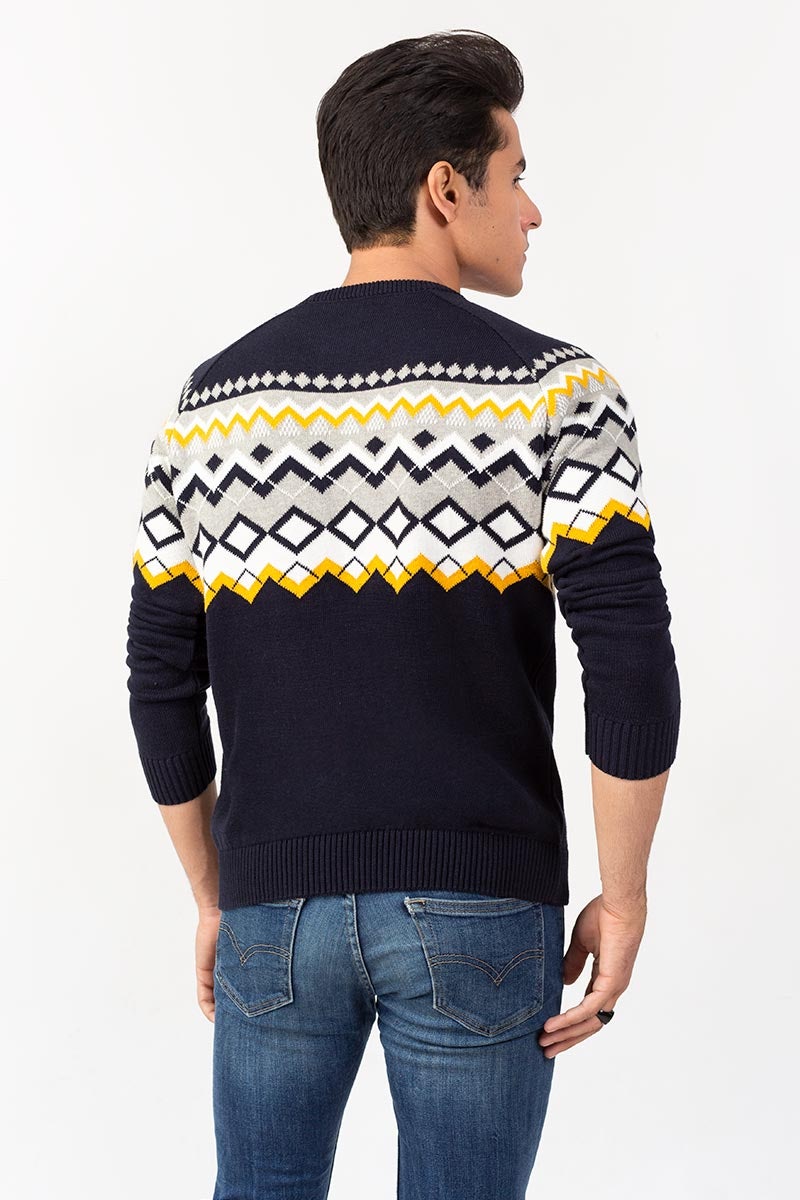 Navy Fashion Sweater FS-SWT-FD-277-01