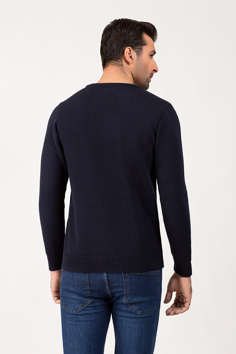Navy Fashion Sweater FS-SWT-FD-279-01