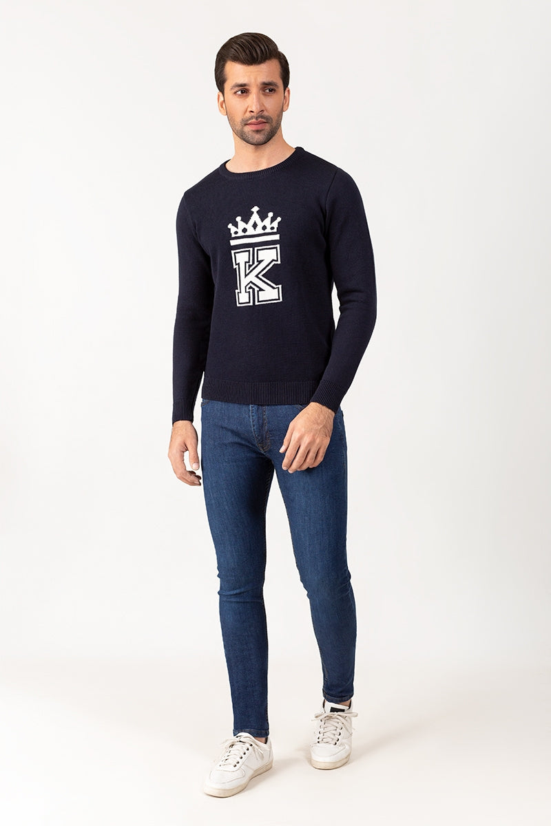 Navy Fashion Sweater FS-SWT-FD-279-01