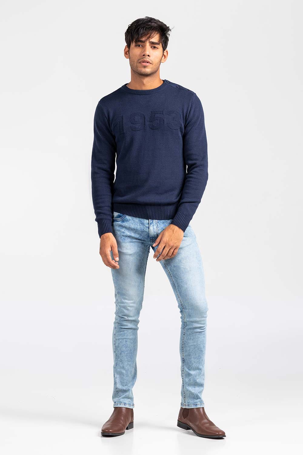 Navy Fashion Sweater FS-SWT-FD-391-01