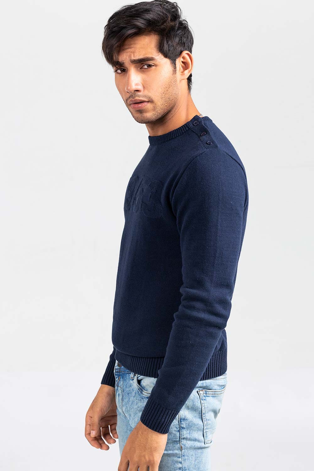 Navy Fashion Sweater FS-SWT-FD-391-01