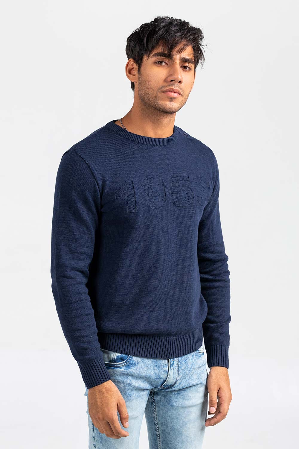 Navy Fashion Sweater FS-SWT-FD-391-01