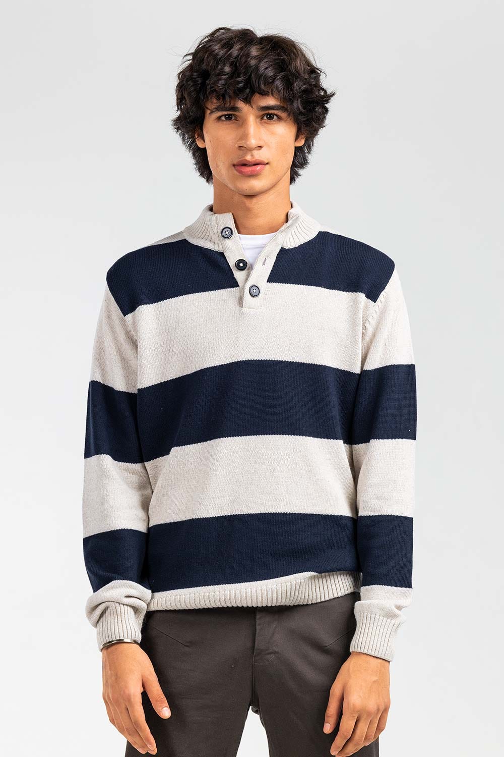 Navy Fashion Sweater FS-SWT-FD-395-01