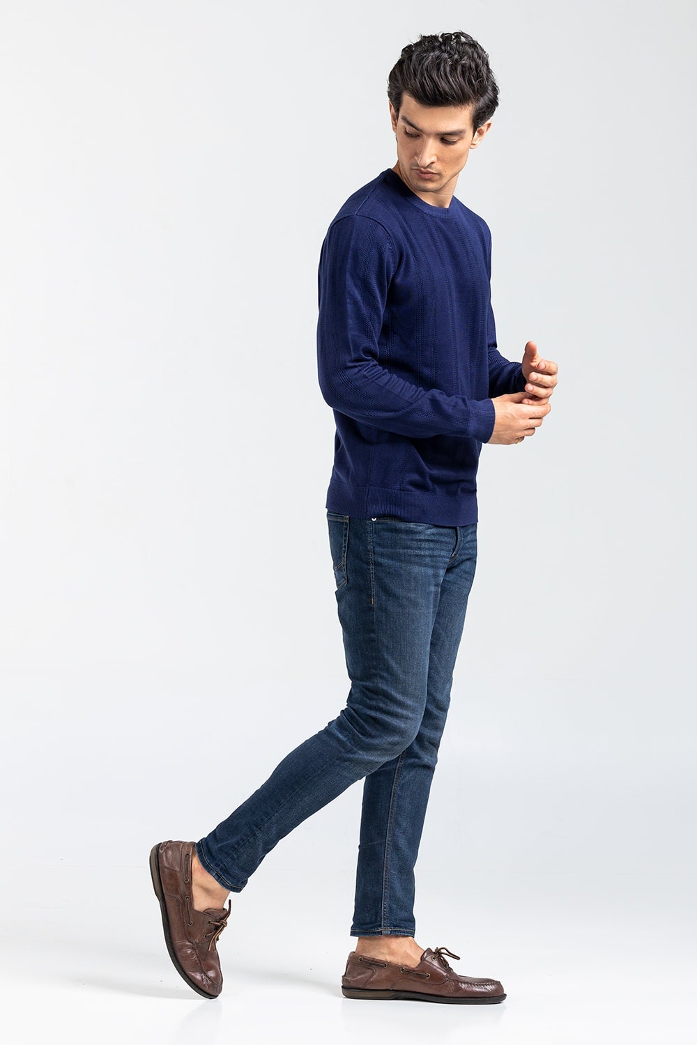 Navy Fashion Sweater FS-SWT-VPN-FD-405-01