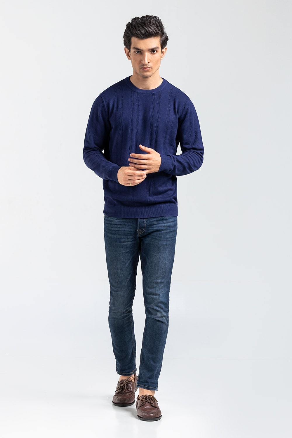 Navy Fashion Sweater FS-SWT-VPN-FD-405-01