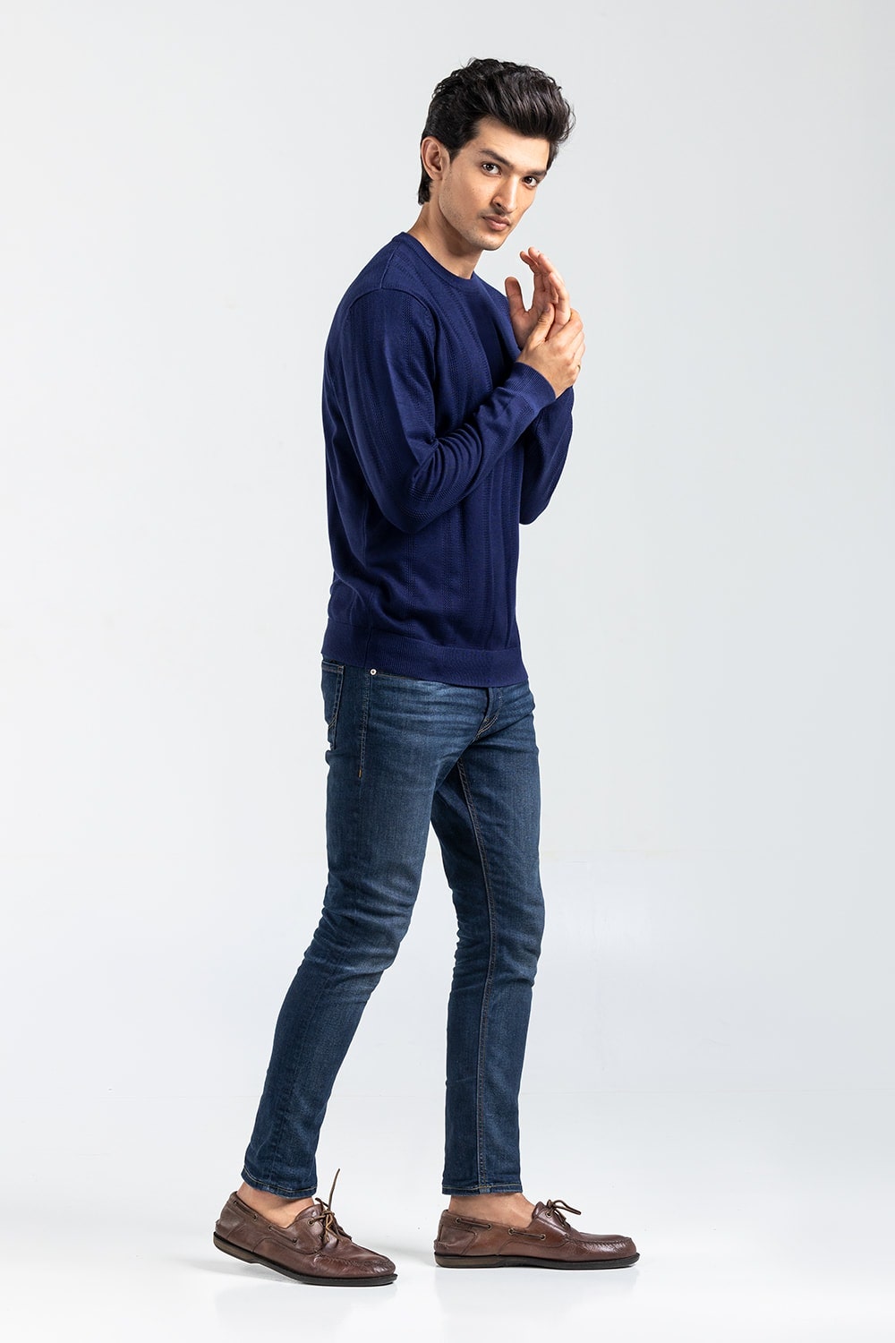 Navy Fashion Sweater FS-SWT-VPN-FD-405-01