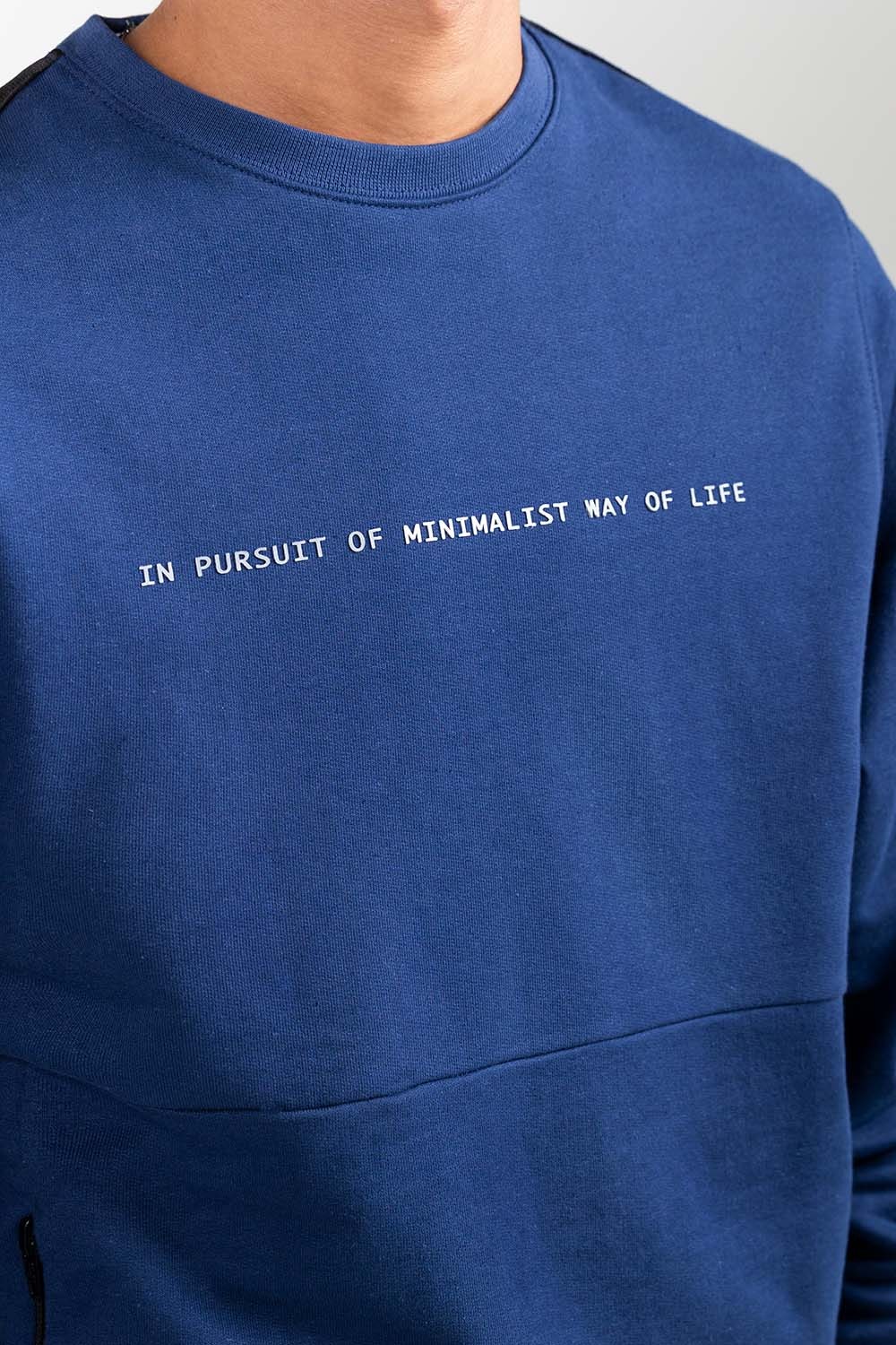 Navy Fashion Sweatshirt JKT-MSS-D21-02